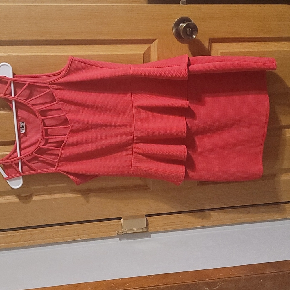 Peplum hot punk cut out dress